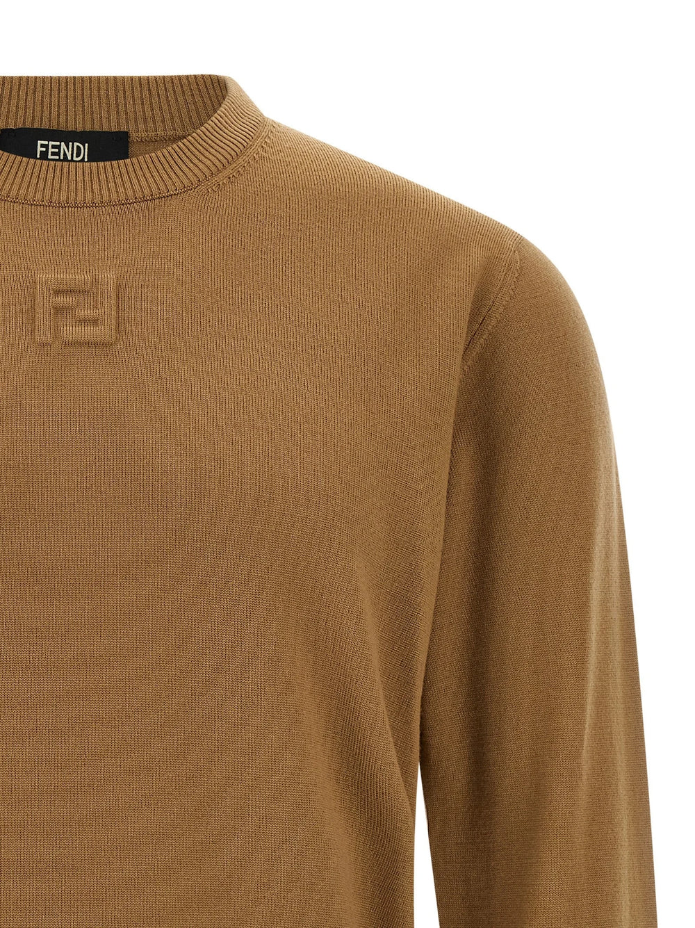 Fendi Beige Virgin Wool Cardigan - IT50 | L