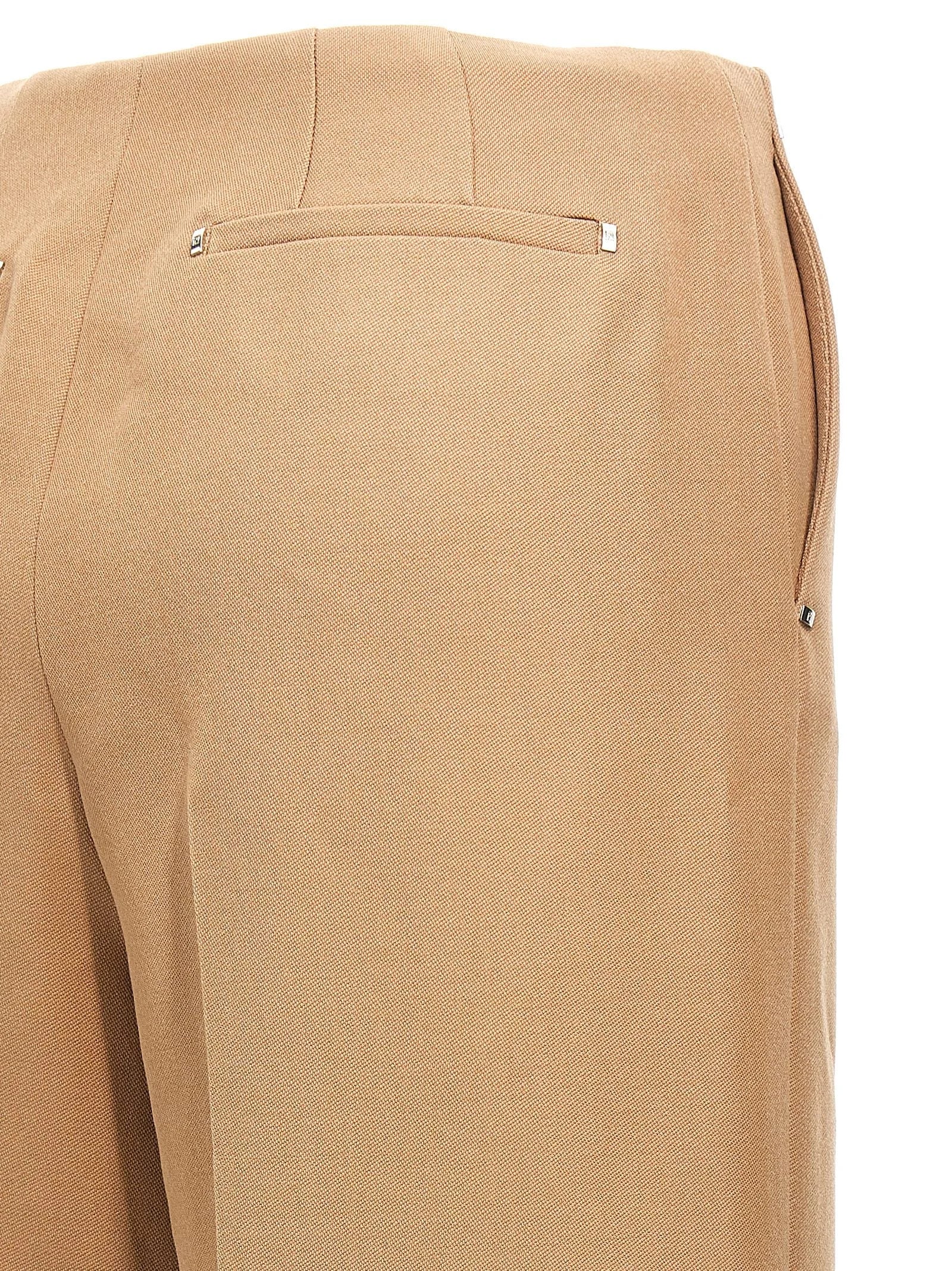 Fendi Beige Wool Dress Pants - IT38