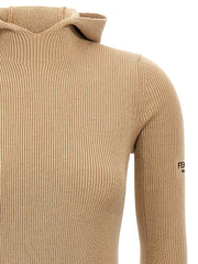 Fendi Beige Wool Short Dress - IT42