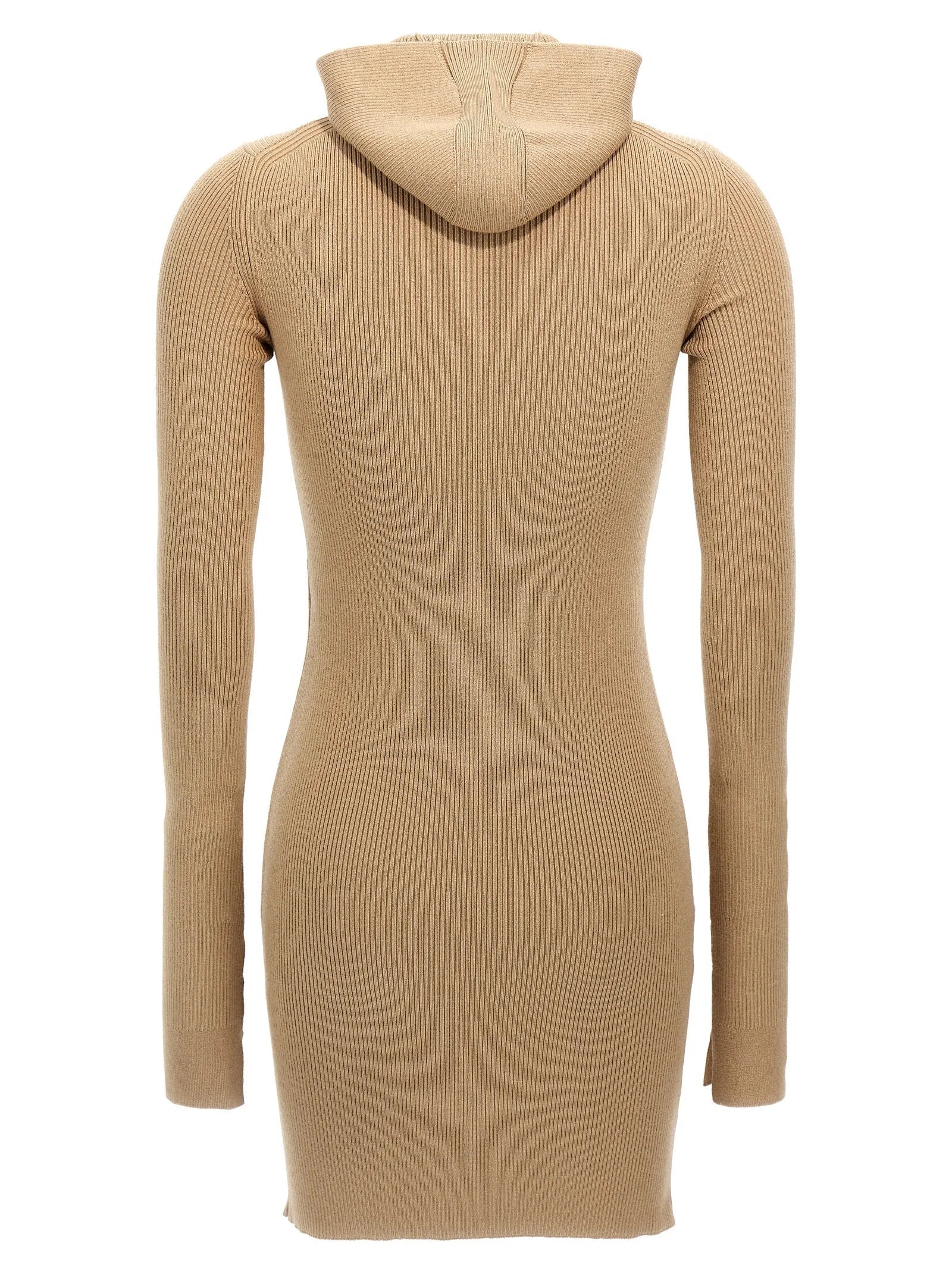 Fendi Beige Wool Short Dress - IT42