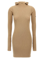 Fendi Beige Wool Short Dress - IT42