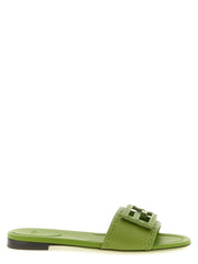 Fendi Bicolor Calfskin Slides