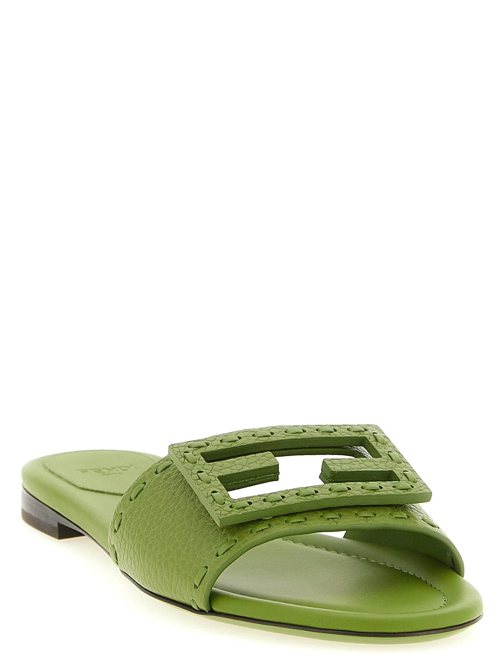 Fendi Bicolor Calfskin Slides