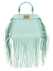Fendi Bicolor Lamb Leather Handbag