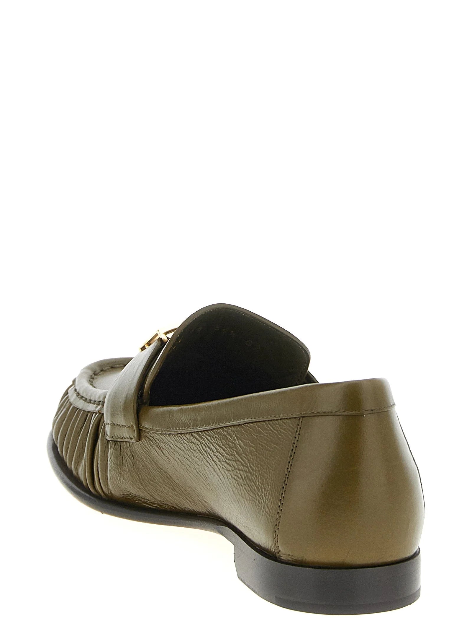 Fendi Bicolor Lamb Leather Slip-On Loafers - EU35.5/US5.5