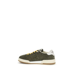 Fendi Bicolor Suede Leather Low Top Sneakers