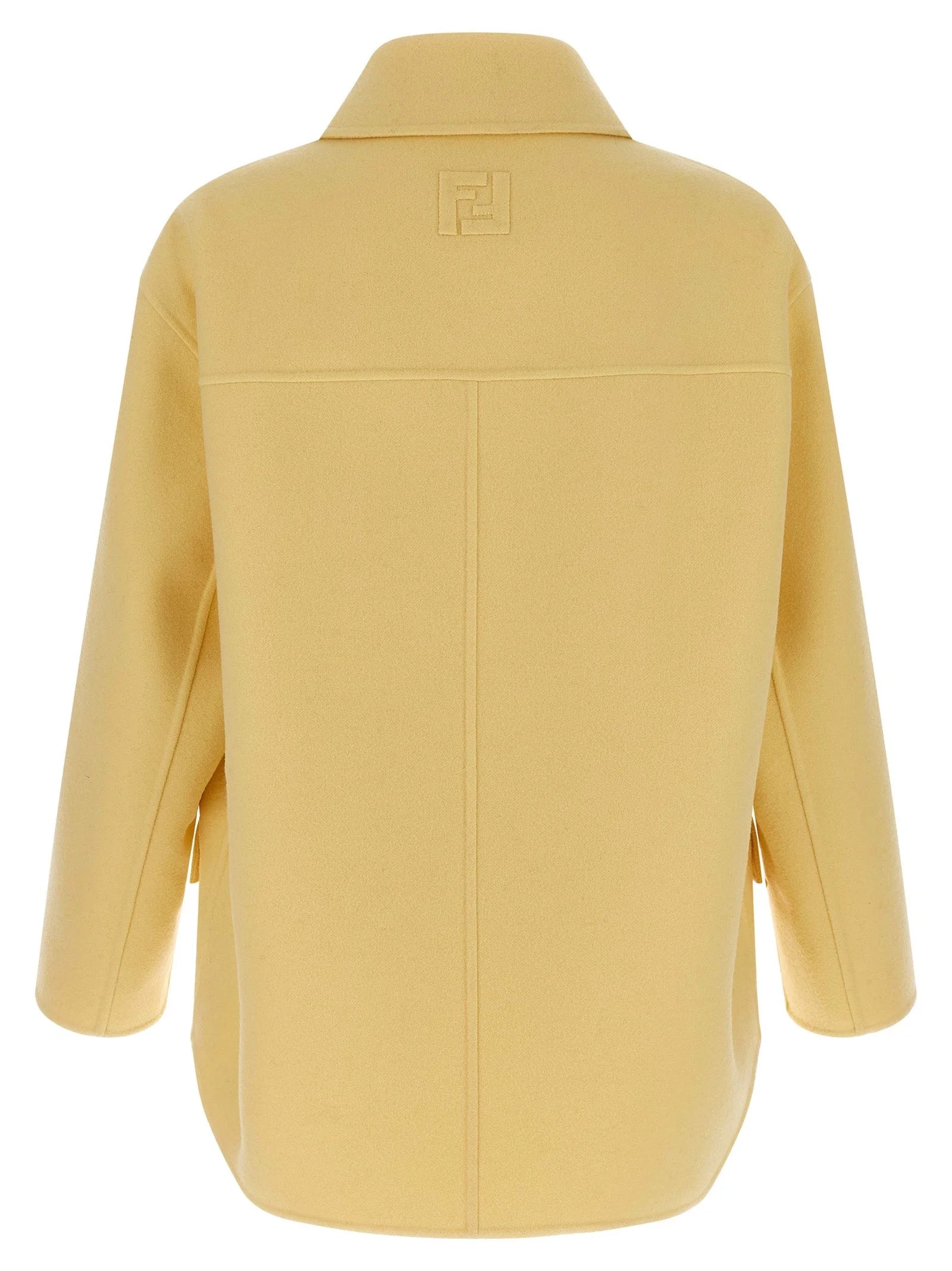 Fendi Bicolor Virgin Wool Coat - M