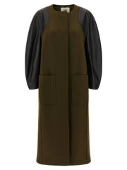 Fendi Bicolor Viscose Coat