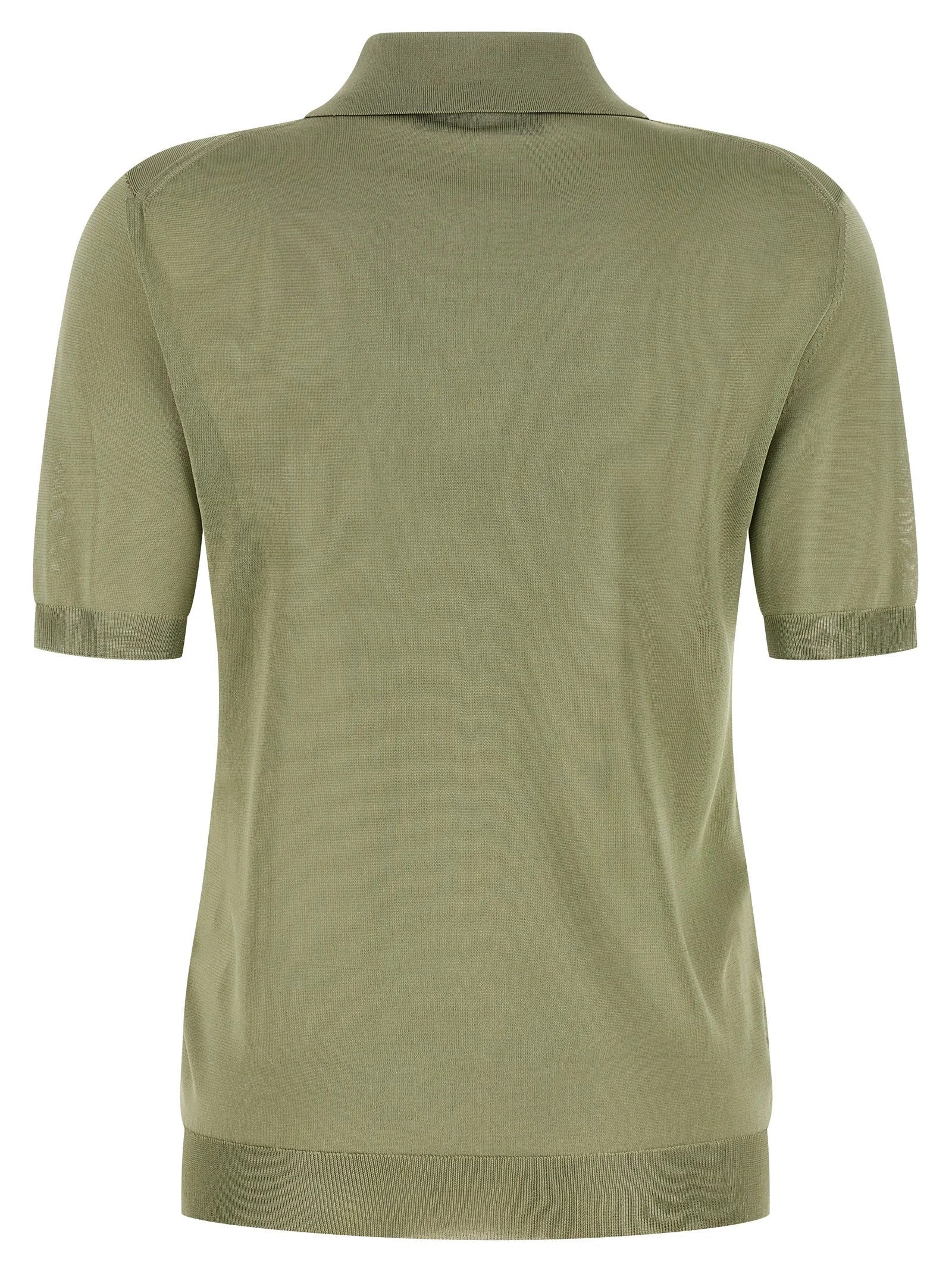 Fendi Bicolor Viscose Polo Shirt