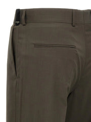 Fendi Bicolor Wool Dress Pants - IT46 | S