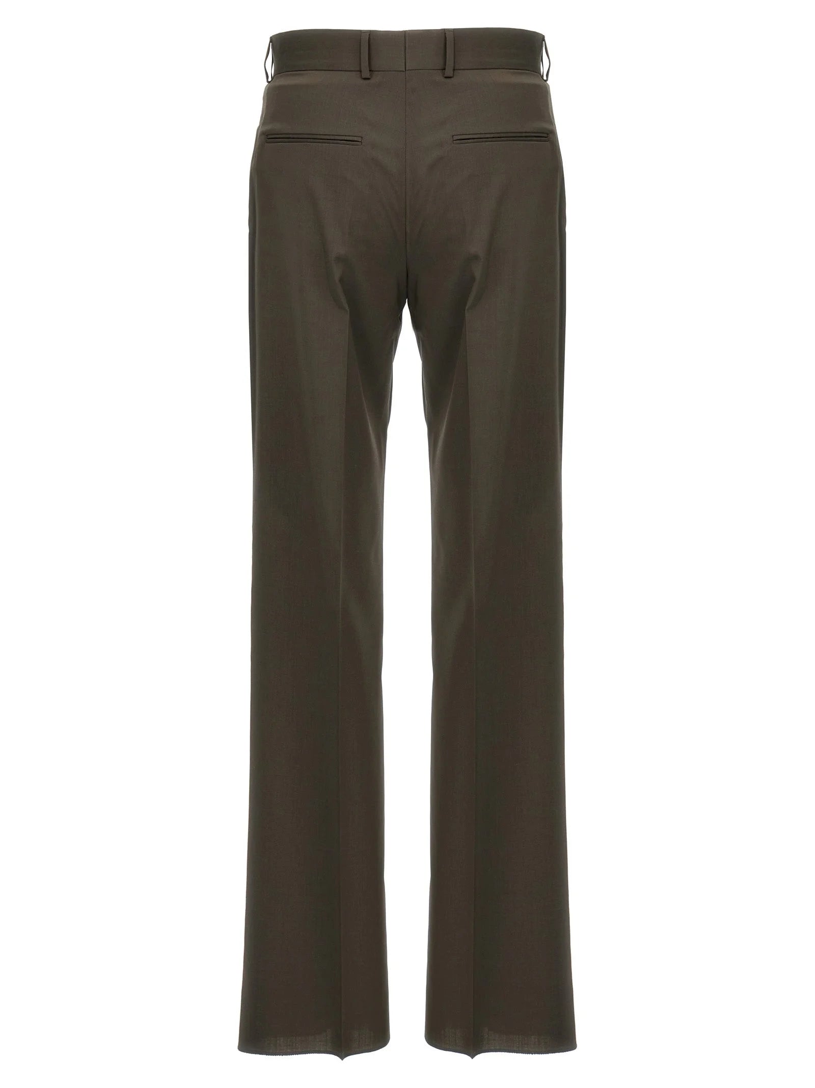 Fendi Bicolor Wool Dress Pants - IT46 | S