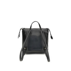 Fendi Black Calf Leather Bos Taurus Backpack