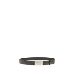 Fendi Black Calf Leather Bos Taurus Regular Belt - 100 cm / 40 Inches