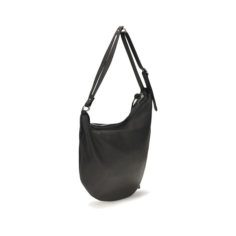 Fendi Black Calf Leather Bos Taurus Shoulder Bag