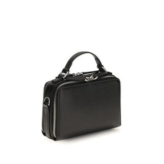 Fendi Black Calf Leather Bos Taurus Shoulder Bag