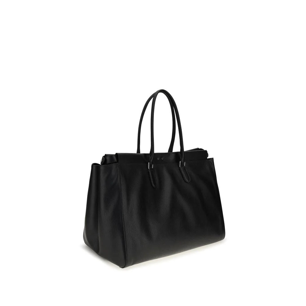 Fendi Black Calf Leather Bos Taurus Shoulder Bag