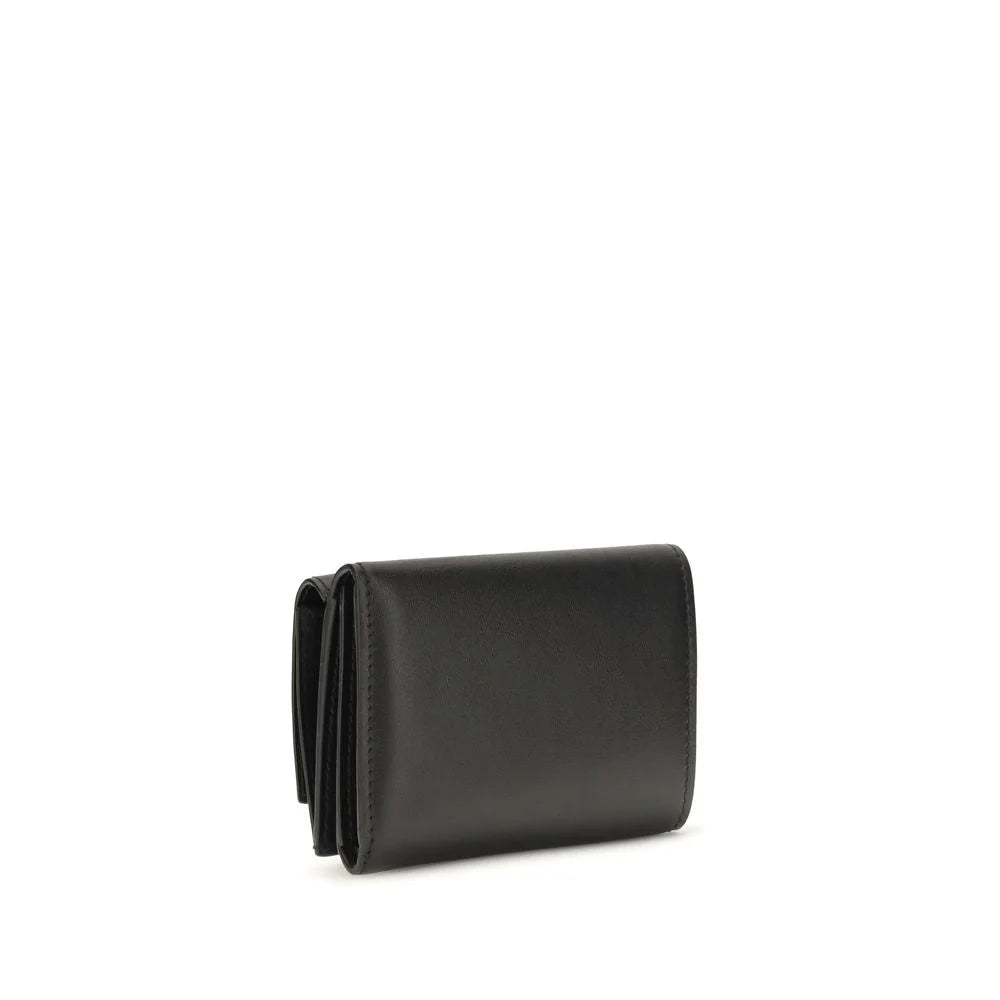 Fendi Black Calf Leather Bos Taurus Wallet