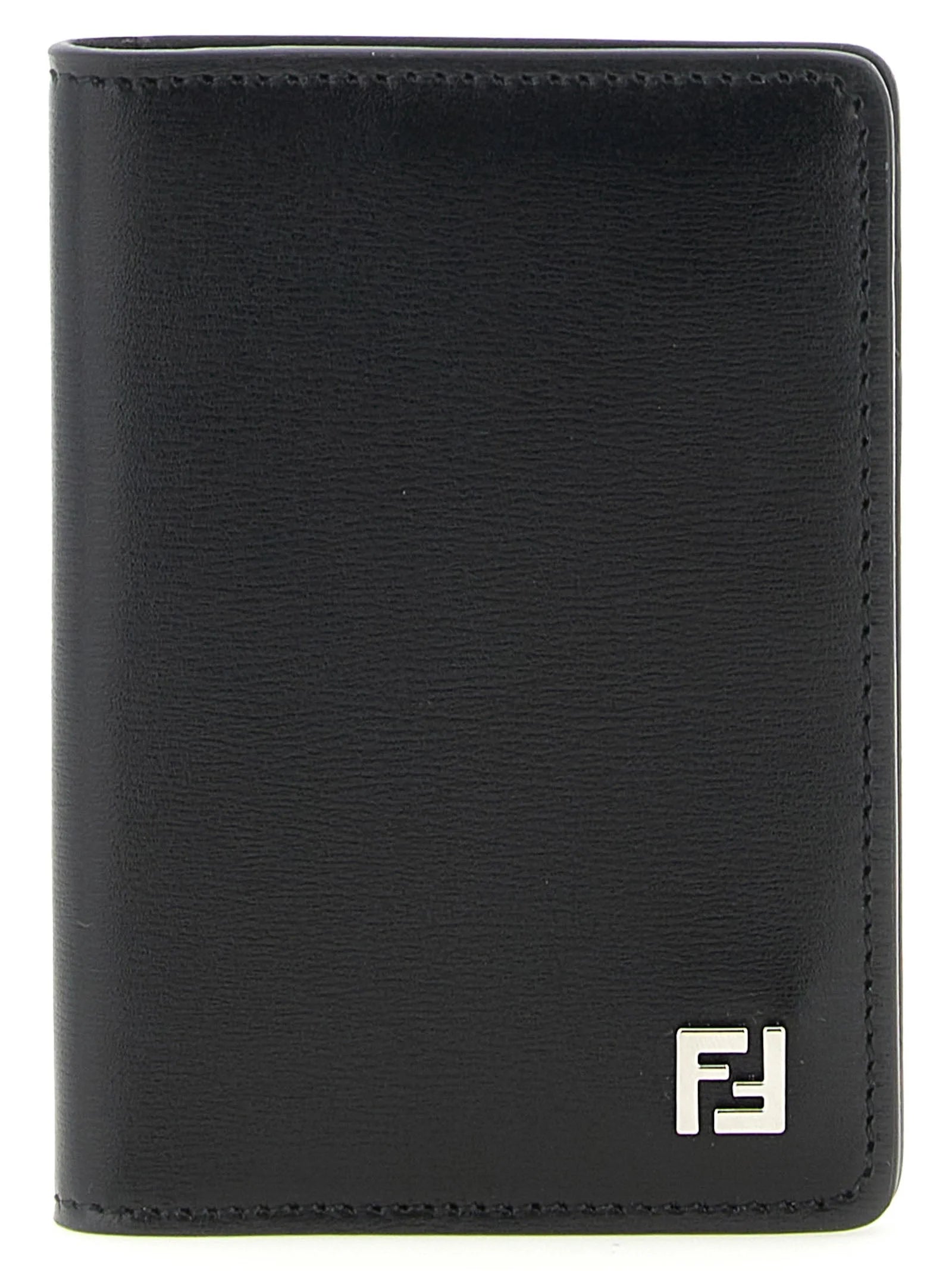 Fendi Black Calfskin Cardholder