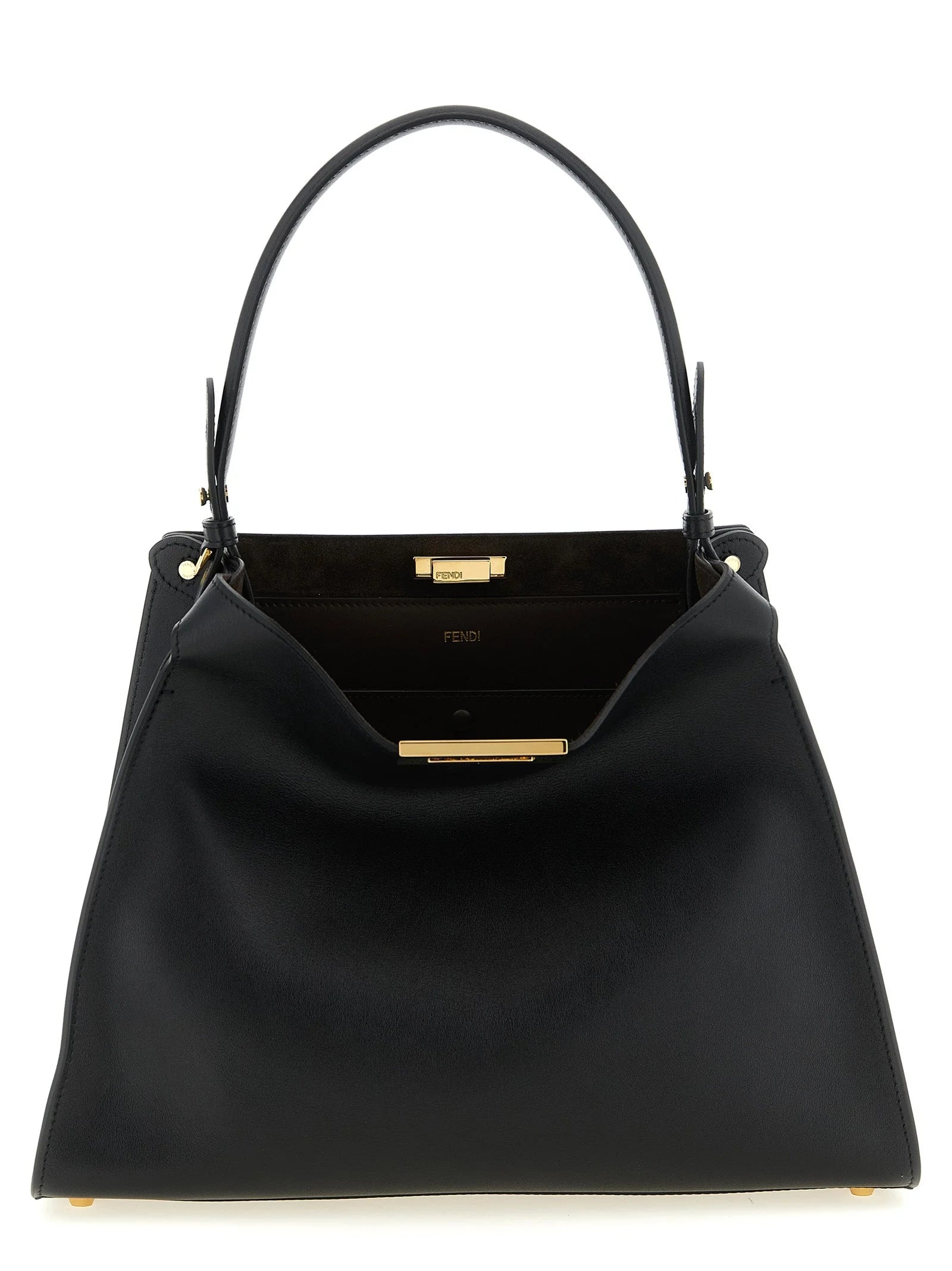 Fendi Black Calfskin Handbag