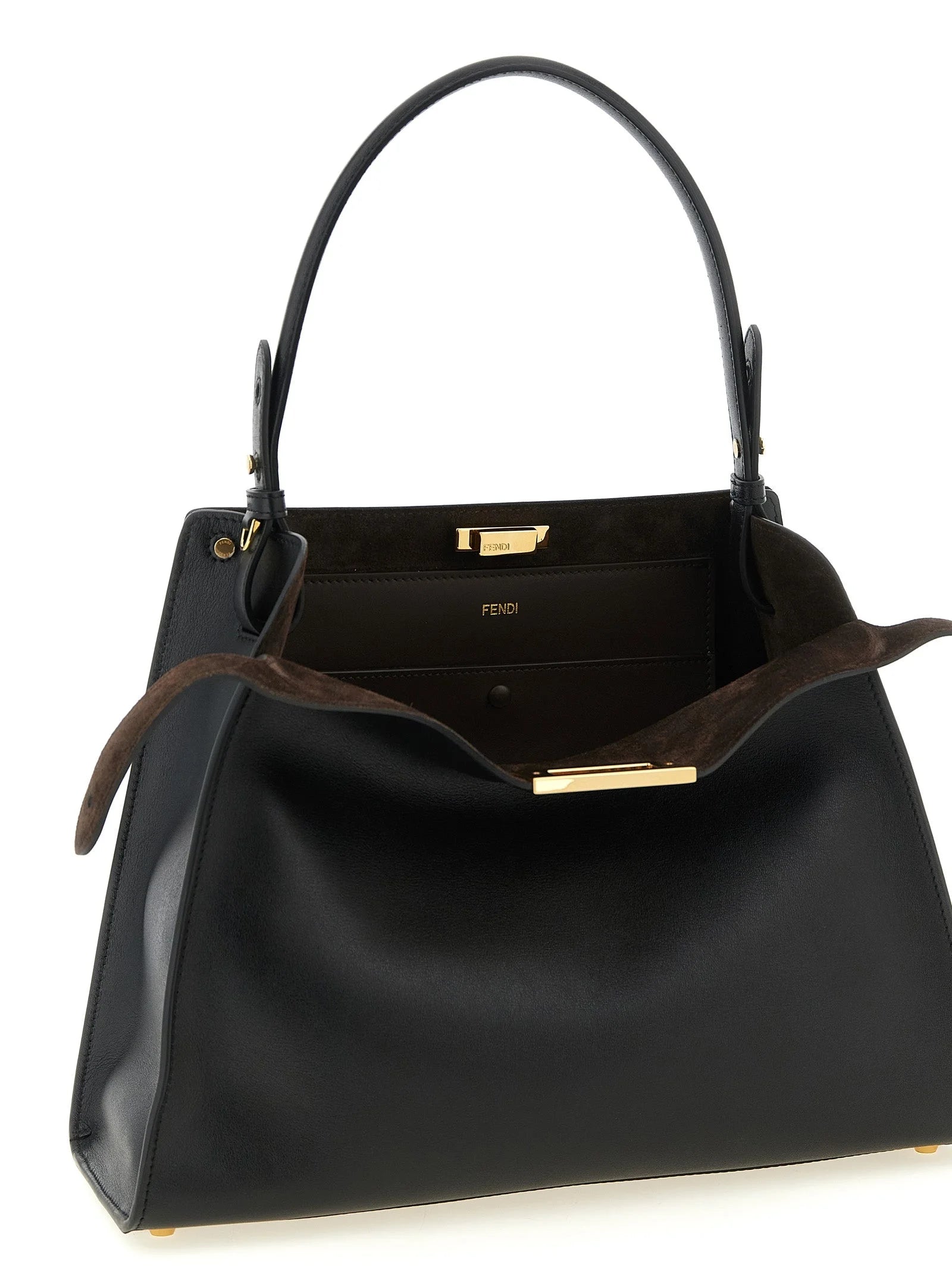 Fendi Black Calfskin Handbag