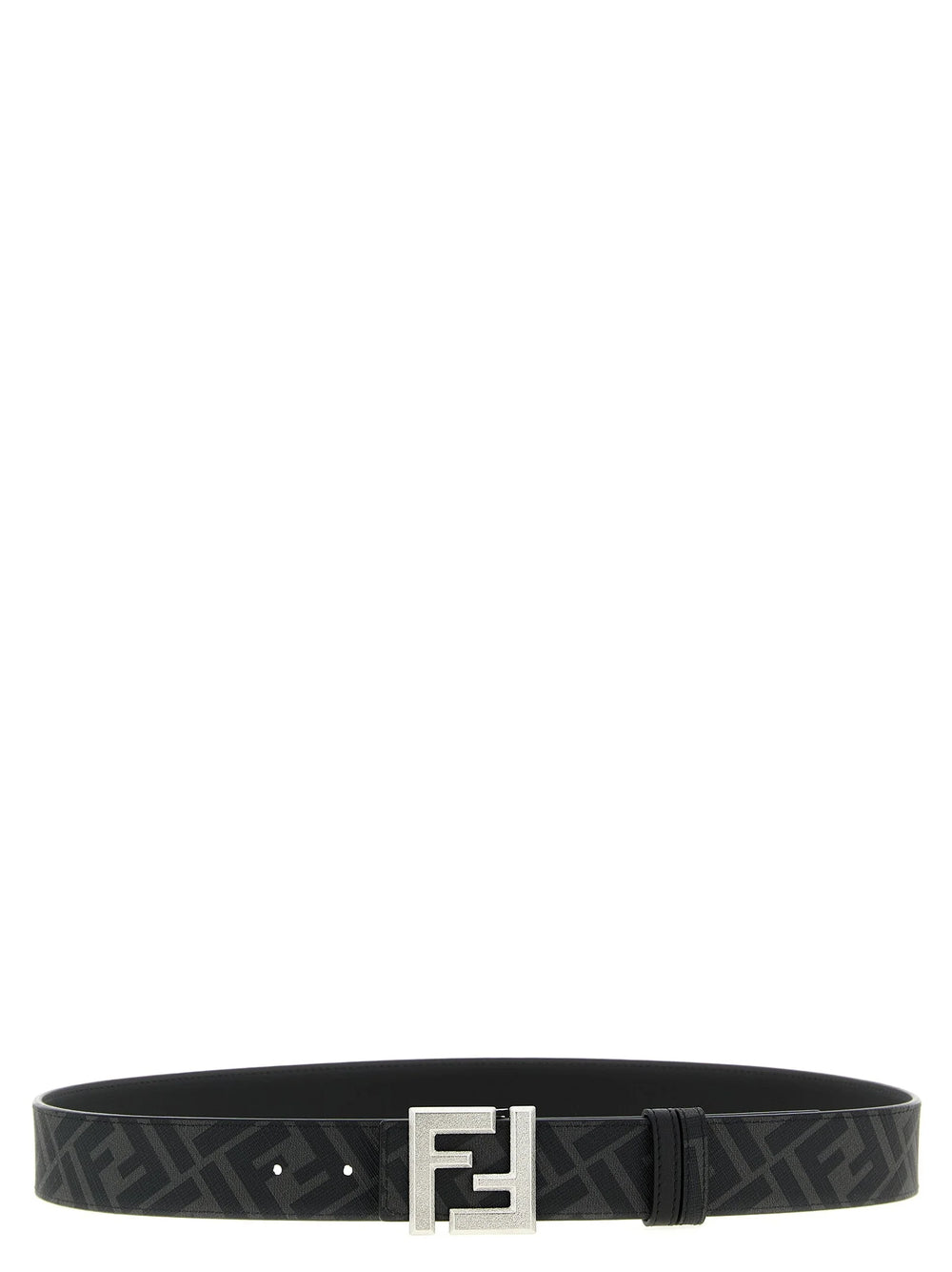 Fendi Black Calfskin Regular Belt