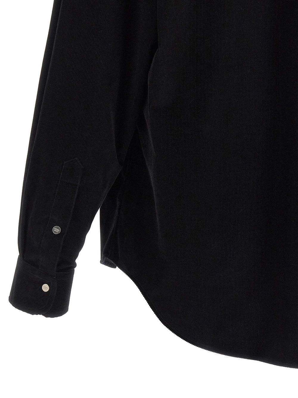 Fendi Black Cotton Blouse