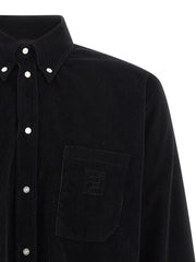 Fendi Black Cotton Blouse