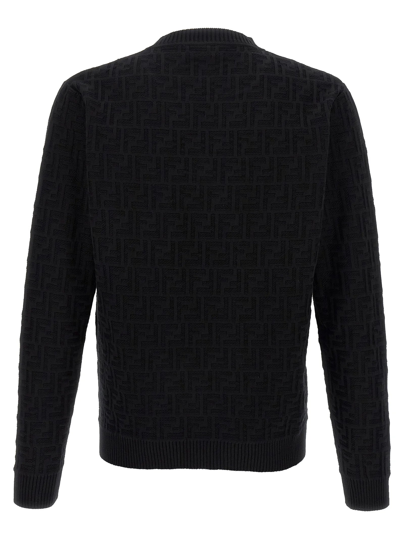 Fendi Black Cotton Cardigan