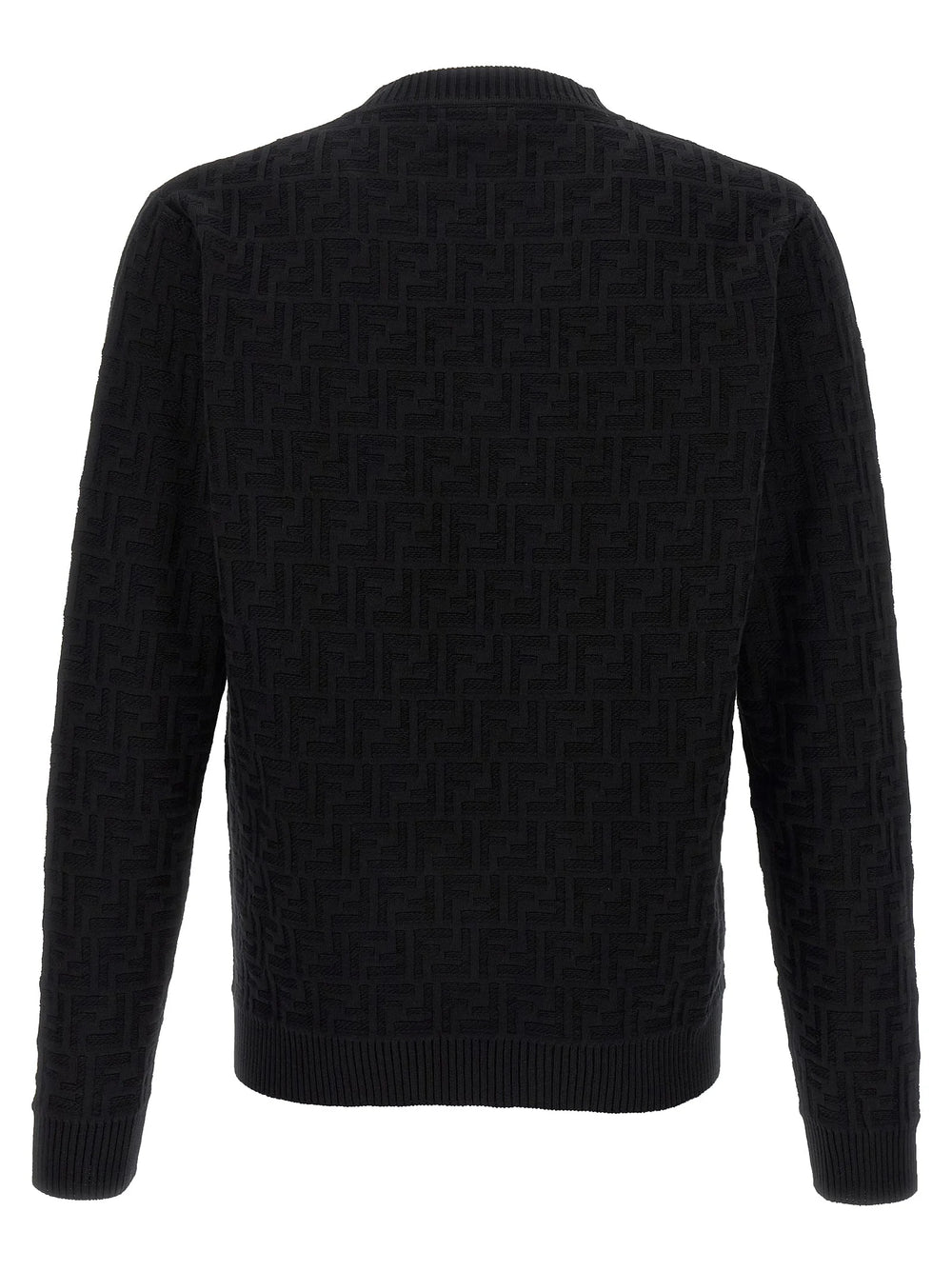 Fendi Black Cotton Cardigan