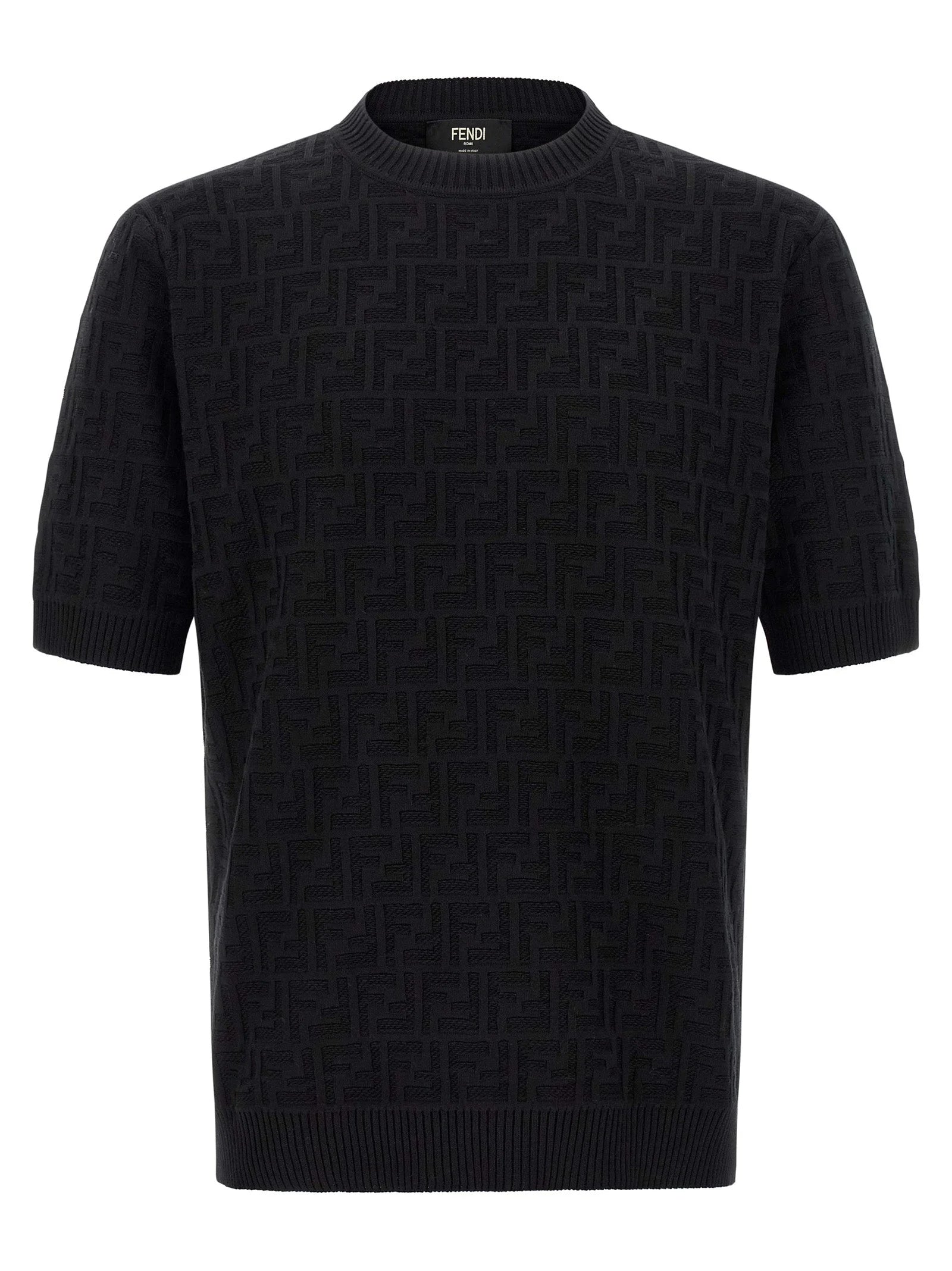Fendi Black Cotton Cardigan - 48 | M
