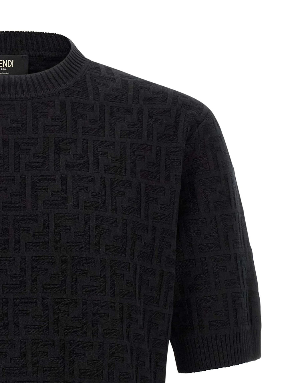 Fendi Black Cotton Cardigan - 48 | M