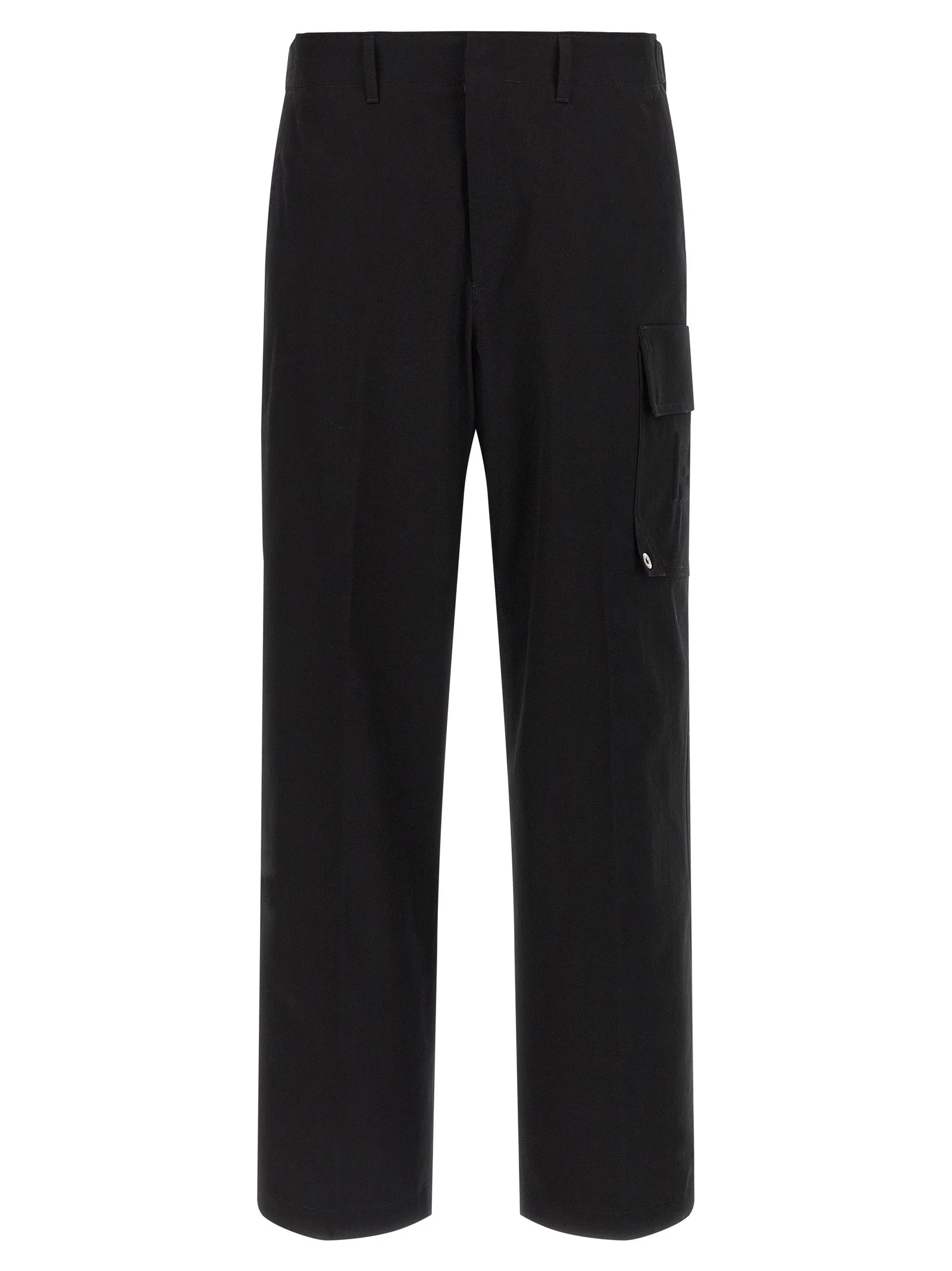 Fendi Black Cotton Cargo Pants