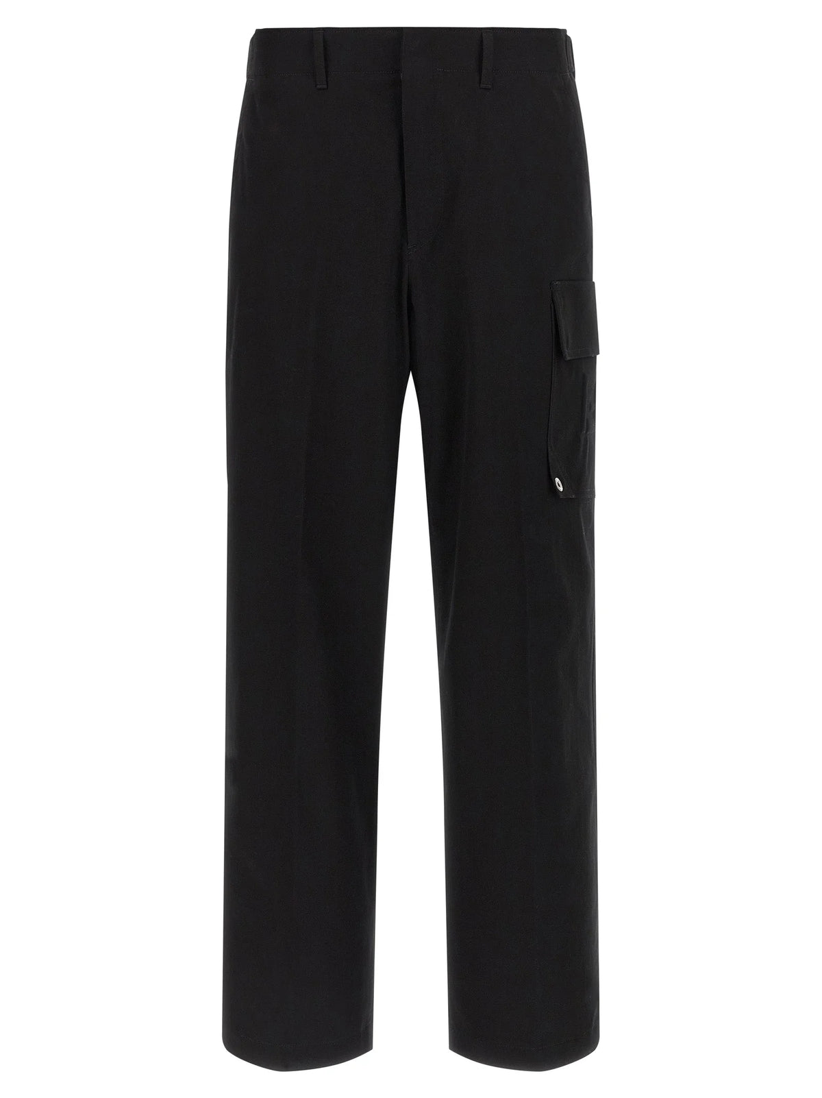 Fendi Black Cotton Cargo Pants
