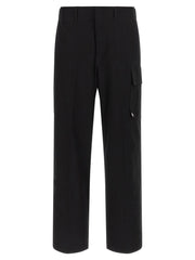 Fendi Black Cotton Cargo Pants