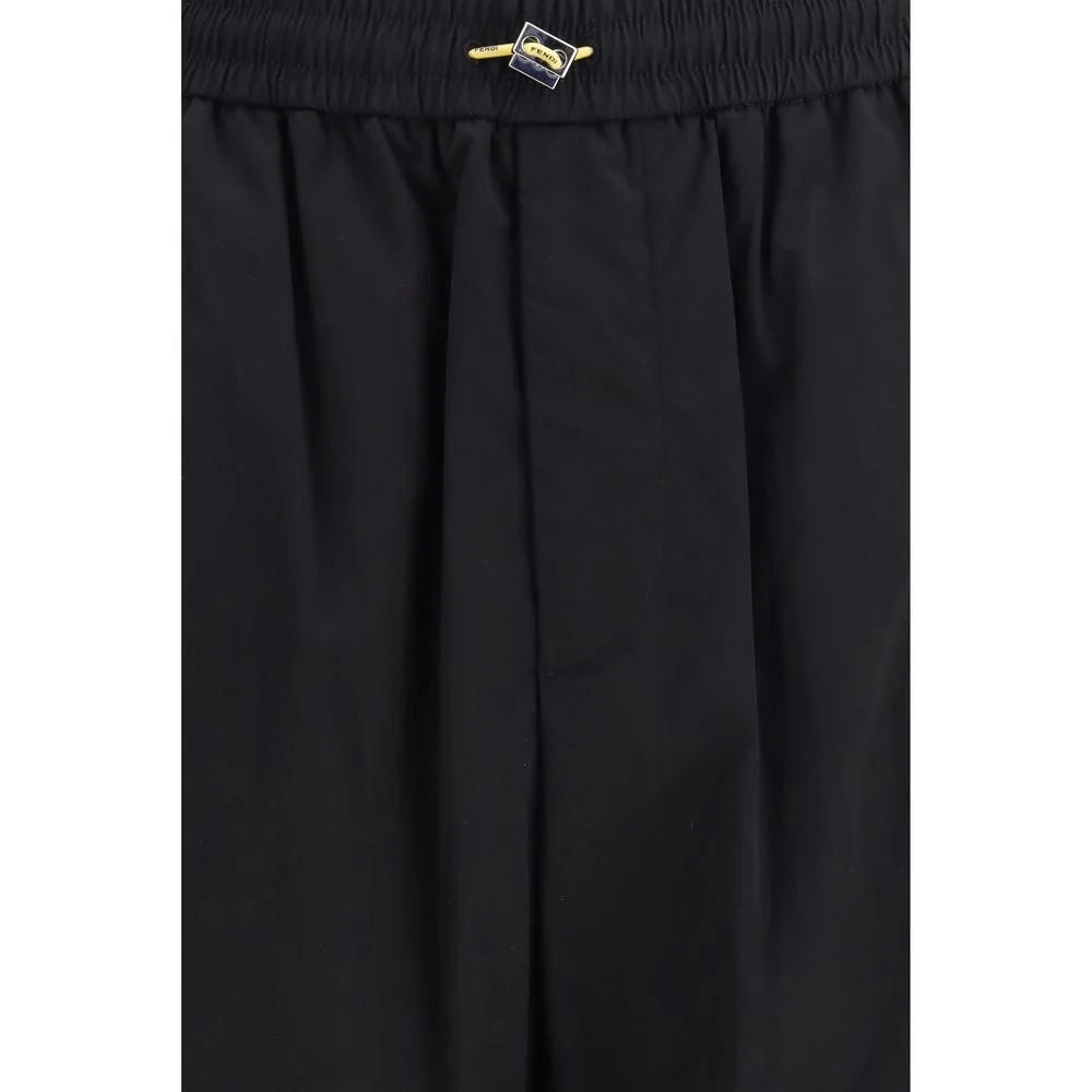 Fendi Black Cotton Cargo Pants - IT50 | L