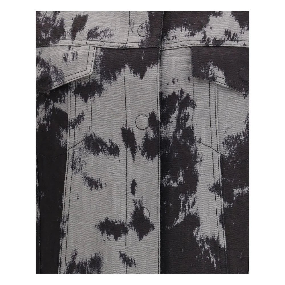 Fendi Black Cotton Denim Jacket