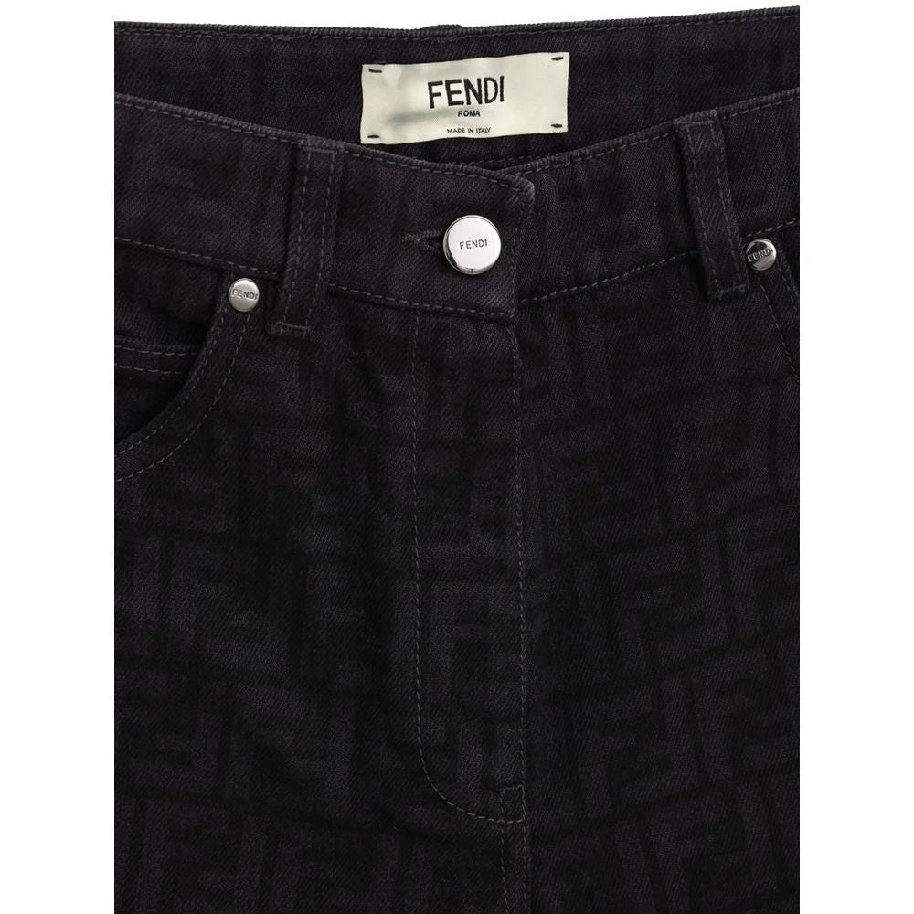 Fendi Black Cotton Jeans Denim - IT38|XS - Jeans