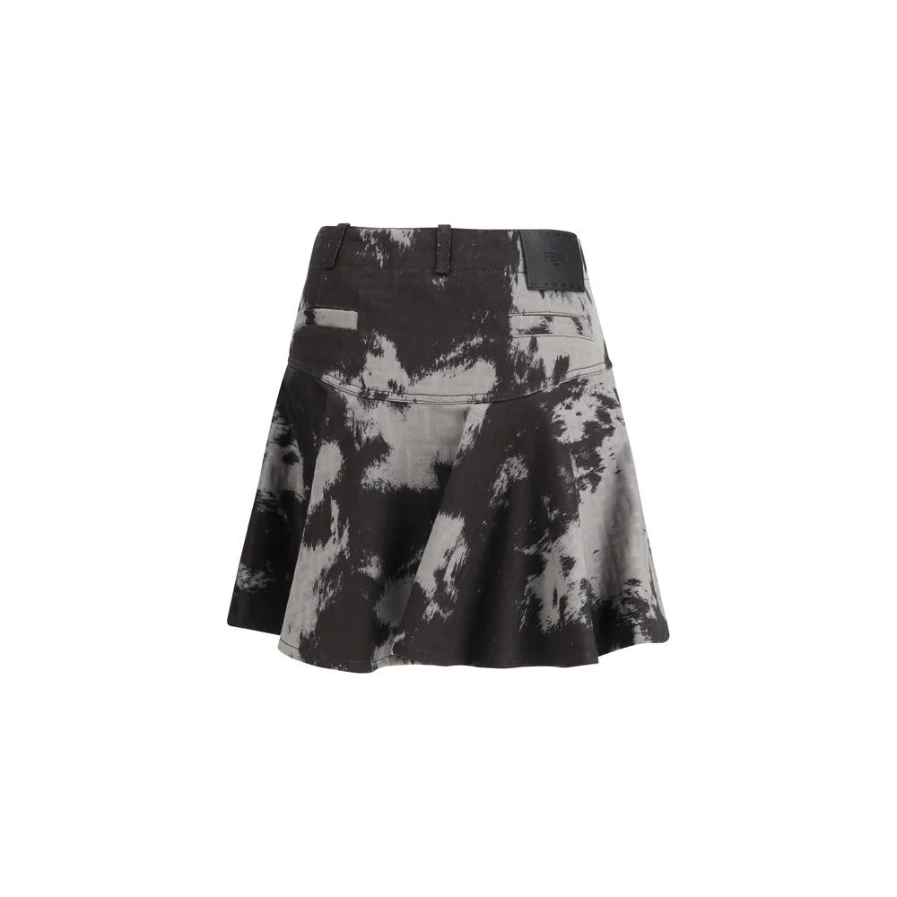 Fendi Black Cotton Mini Skirt - IT40 | M