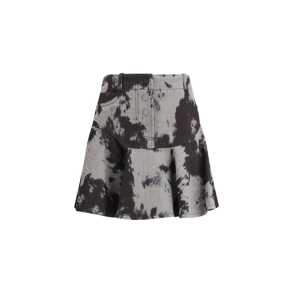 Fendi Black Cotton Mini Skirt - IT40 | M