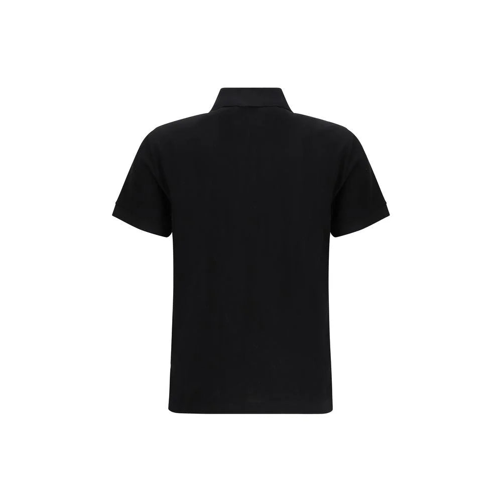 Fendi Black Cotton Polo Shirt - M