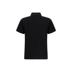 Fendi Black Cotton Polo Shirt - M