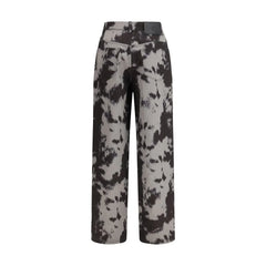 Fendi Black Cotton Straight-Leg Jeans