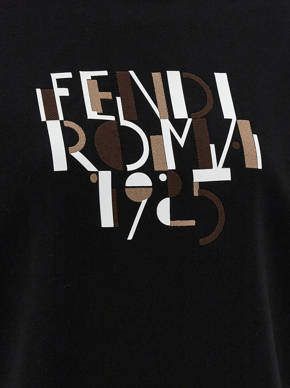 Fendi Black Cotton Sweatshirt