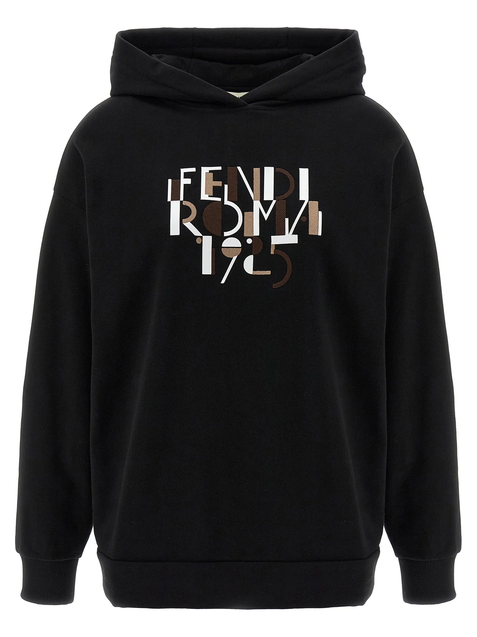 Fendi Black Cotton Sweatshirt