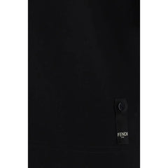 Fendi Black Cotton T-Shirt
