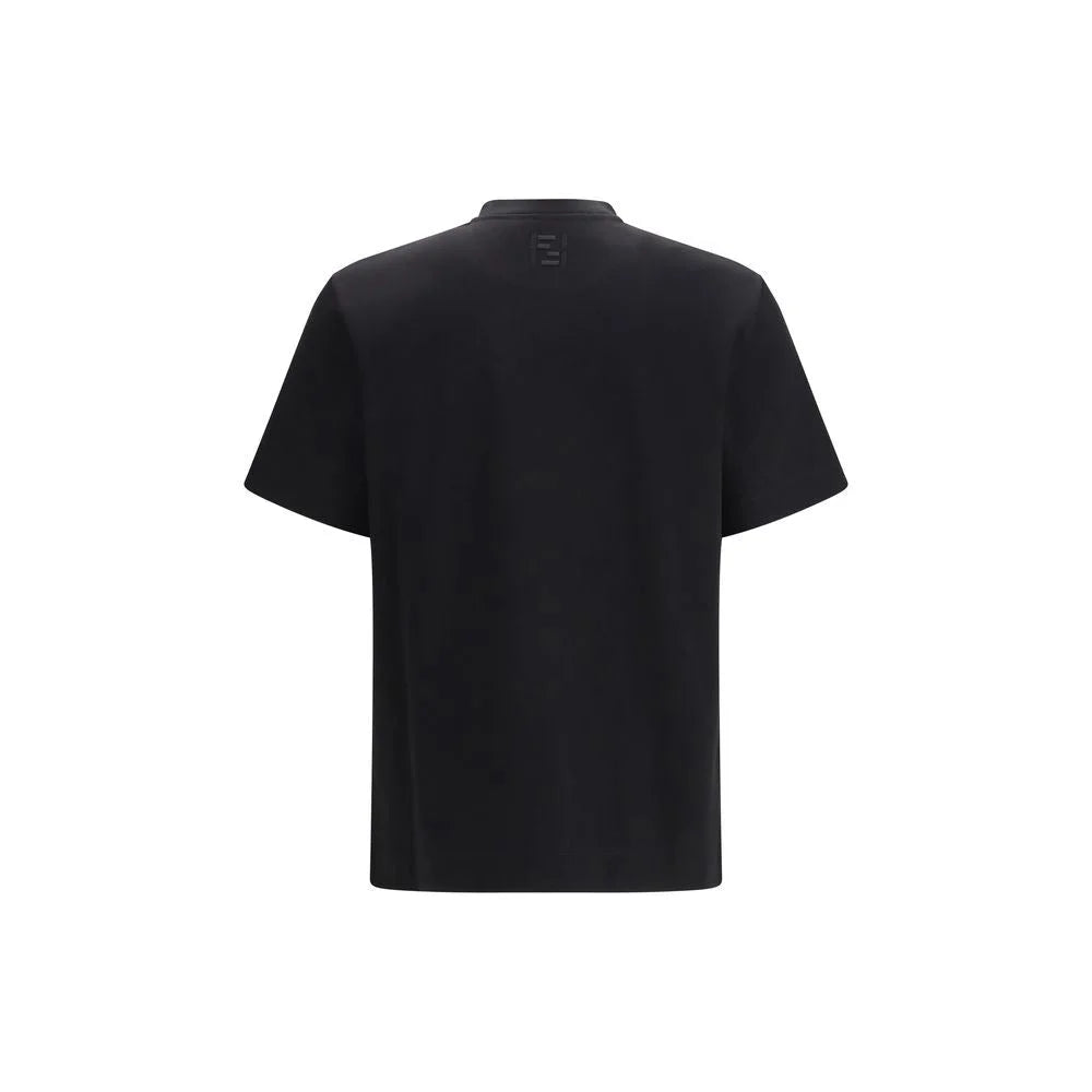 Fendi Black Cotton T-Shirt