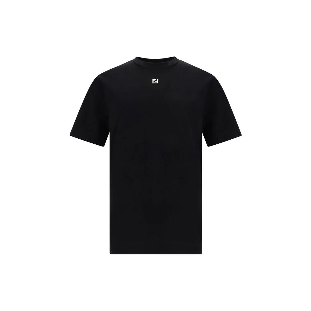 Fendi Black Cotton T-Shirt - XL