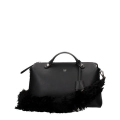 Fendi Black Leather Shoulder Bags