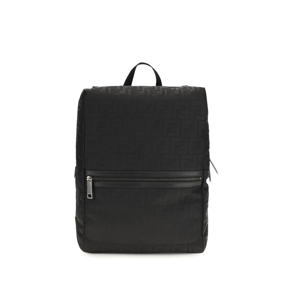 Fendi Black Nylon Backpack