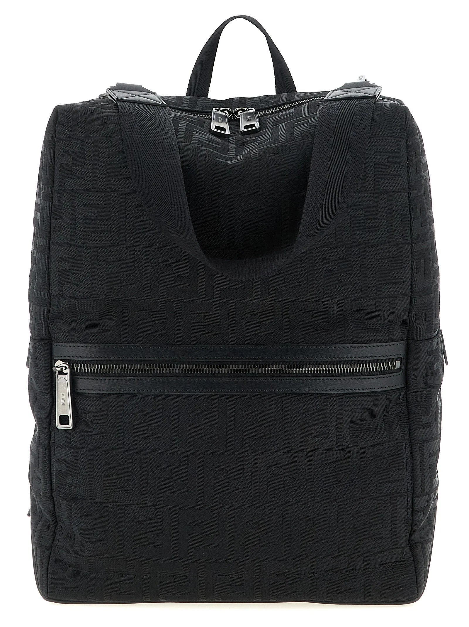 Fendi Black Polyamide Backpack